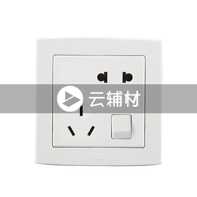 AS225二位二、三极带开关插座 10A