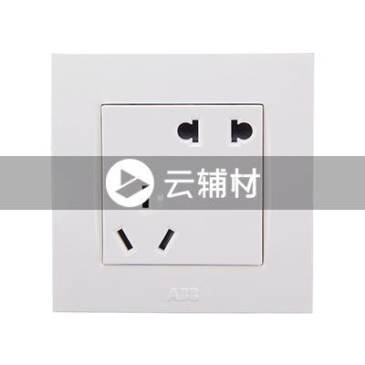 AU20553-WW 二位二、三级插座10A