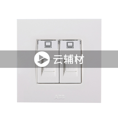 AU33244-WW 二位八芯超5类电脑插座