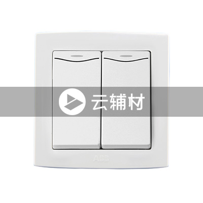 AL136二位双控带装饰线开关 10AX