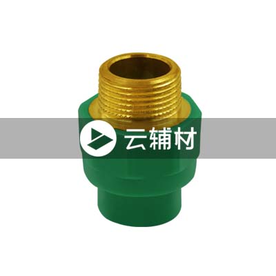 微朗绿色PPR 外螺接头25*1/2