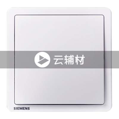 西门子致琦雅白10AX 一位单控开关
