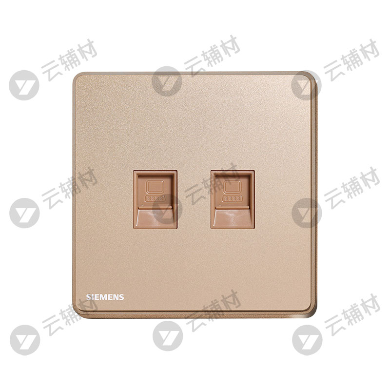 西门子睿致玫瑰金二位电脑（六类）