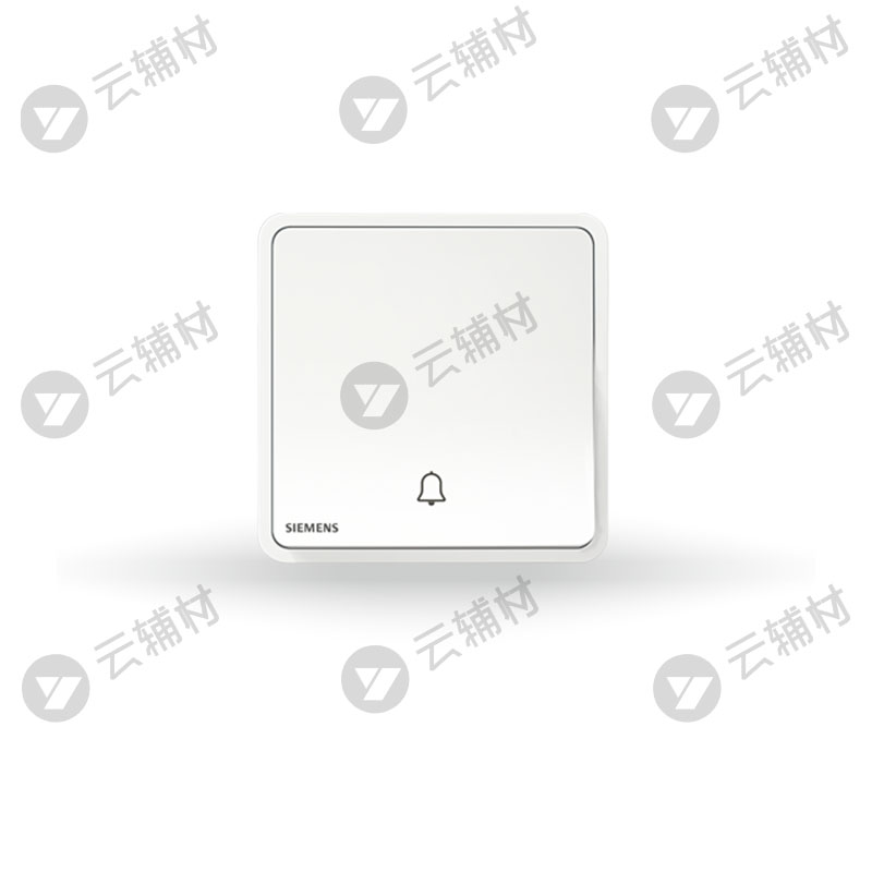 西门子睿绎辰曦白10A门铃开关