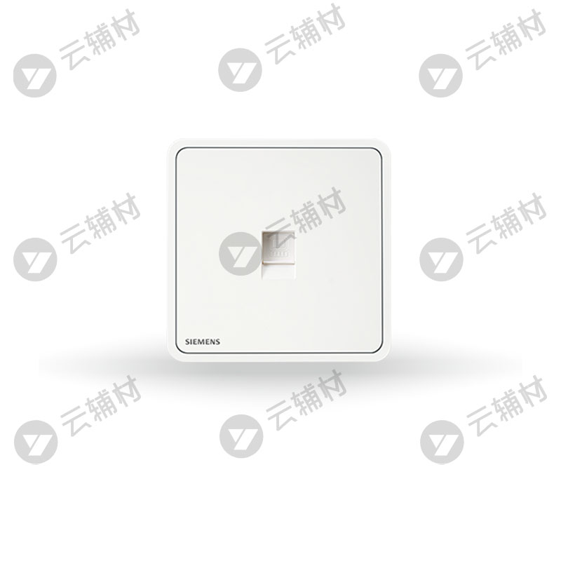 西门子睿绎辰曦白一位电脑(6类)插座