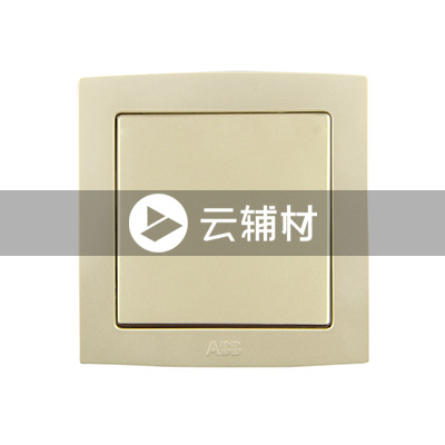 AL101-PG 一位单控开关（珍珠金）