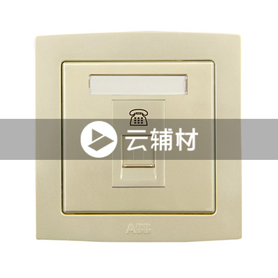 AL321-PG 电话插座（珍珠金）