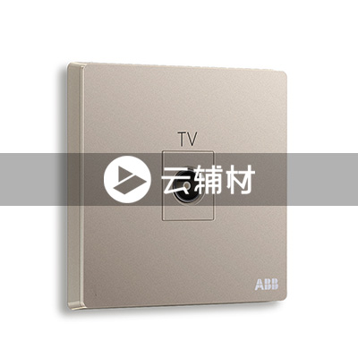 AF304-PG一位带分支电视插座