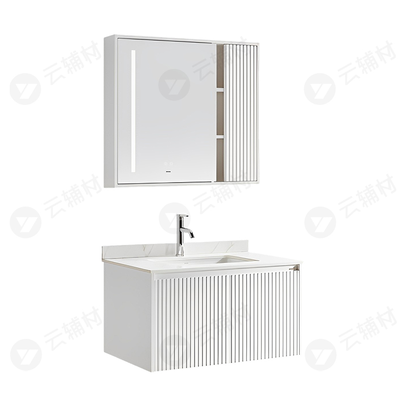 浪鲸浴室柜SQBF006D-080（岩板台面）