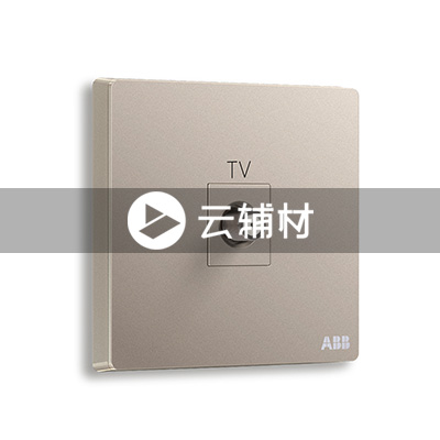 AF303-PG一位宽频电视插座