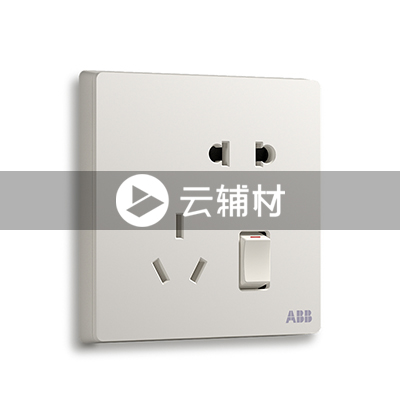 AF225二位中标带开关二三极插座 10A